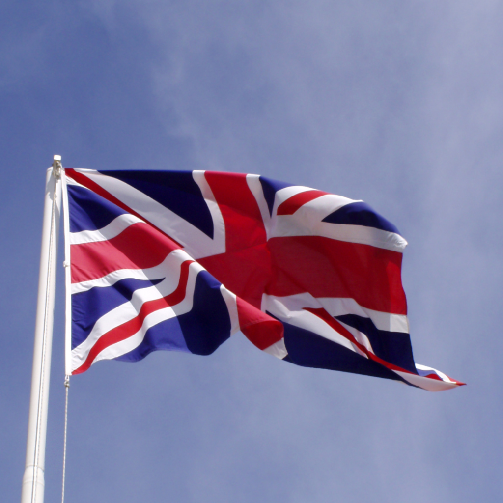 tuile drapeau anglais